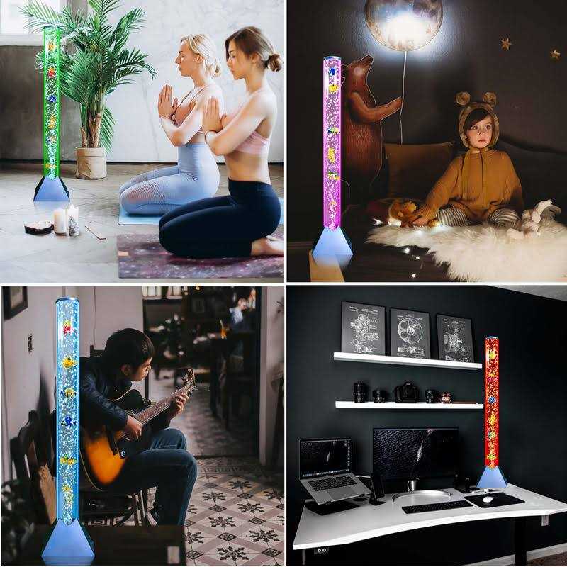 Brewish 3 Feet Sensory Bubble Floor Lamp