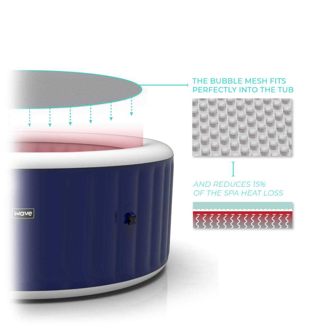 Wave Spa Round Person Bubble Cover