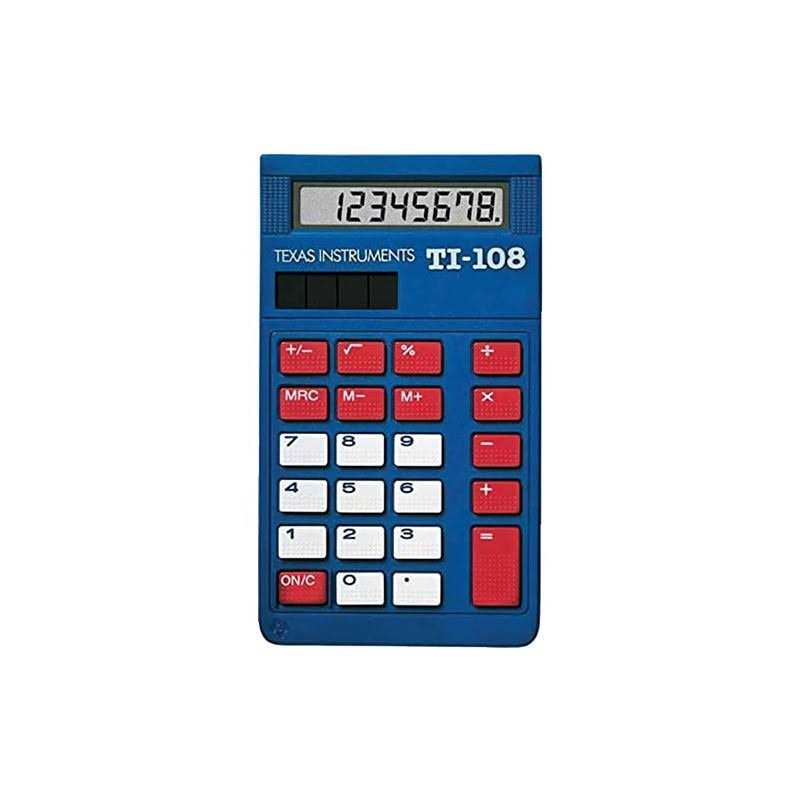 TTexas Instruments TI-108 Basic Calculator