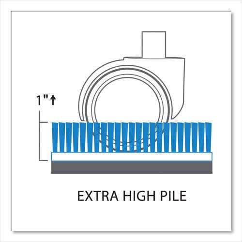 ES Robbins EverLife Chair Mat for Extra High Pile Carpet 124381