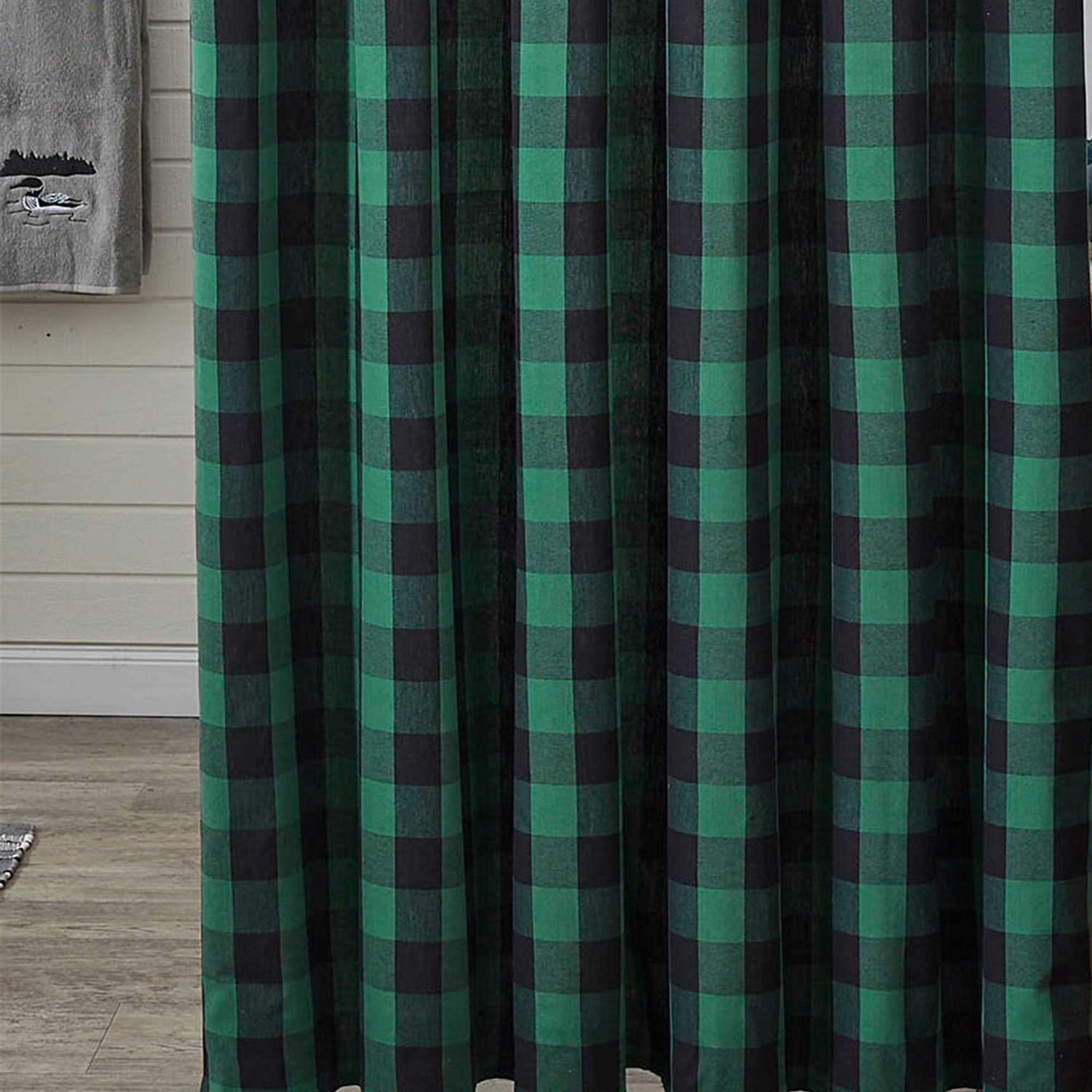 Park Designs Wicklow Check Shower Curtain