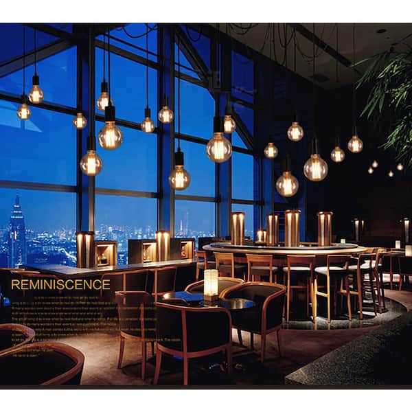 Bella Depot Modern Industrial Edison Lighting Adjustable Spider Light Cluster Chandelier