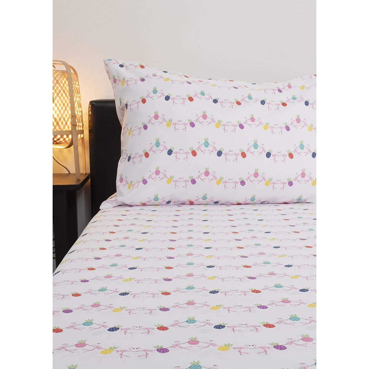 Whimsical Print Microfiber Sheet Set