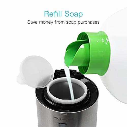 AIKE Wall-Mount Automatic Liquid Soap Dispenser 27oz Large Capacity
