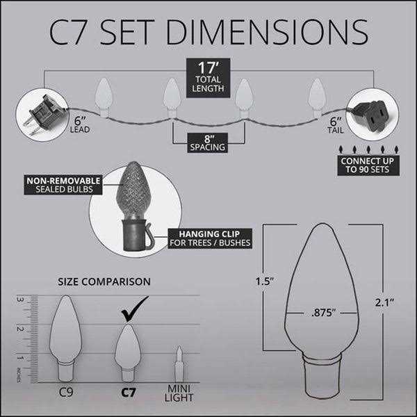 Wintergreen Lighting 25 LED Christmas Lights