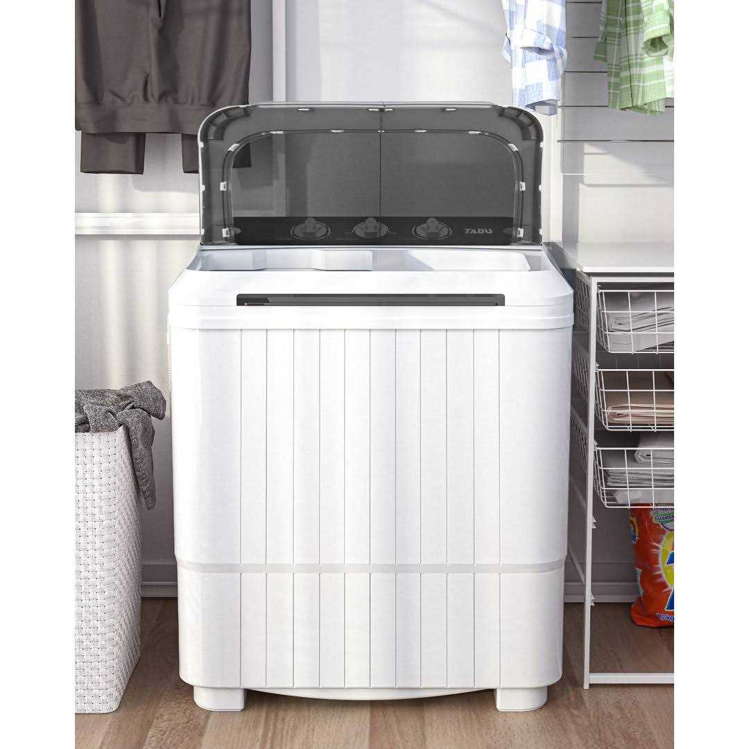 410012710WTATABU 16.5Lbs Portable Washer & Dryer Combo in White