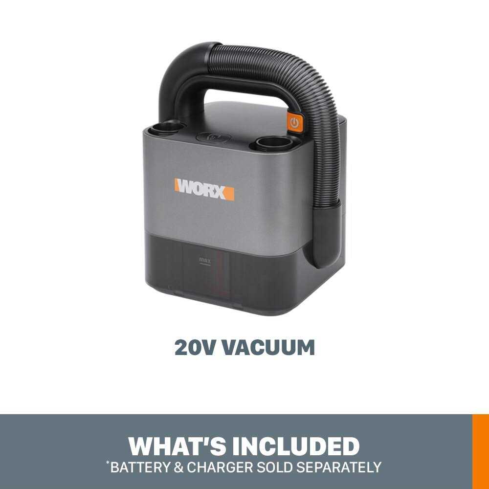 Worx 20V Power Share Cordless Portable Compact Vacuum
