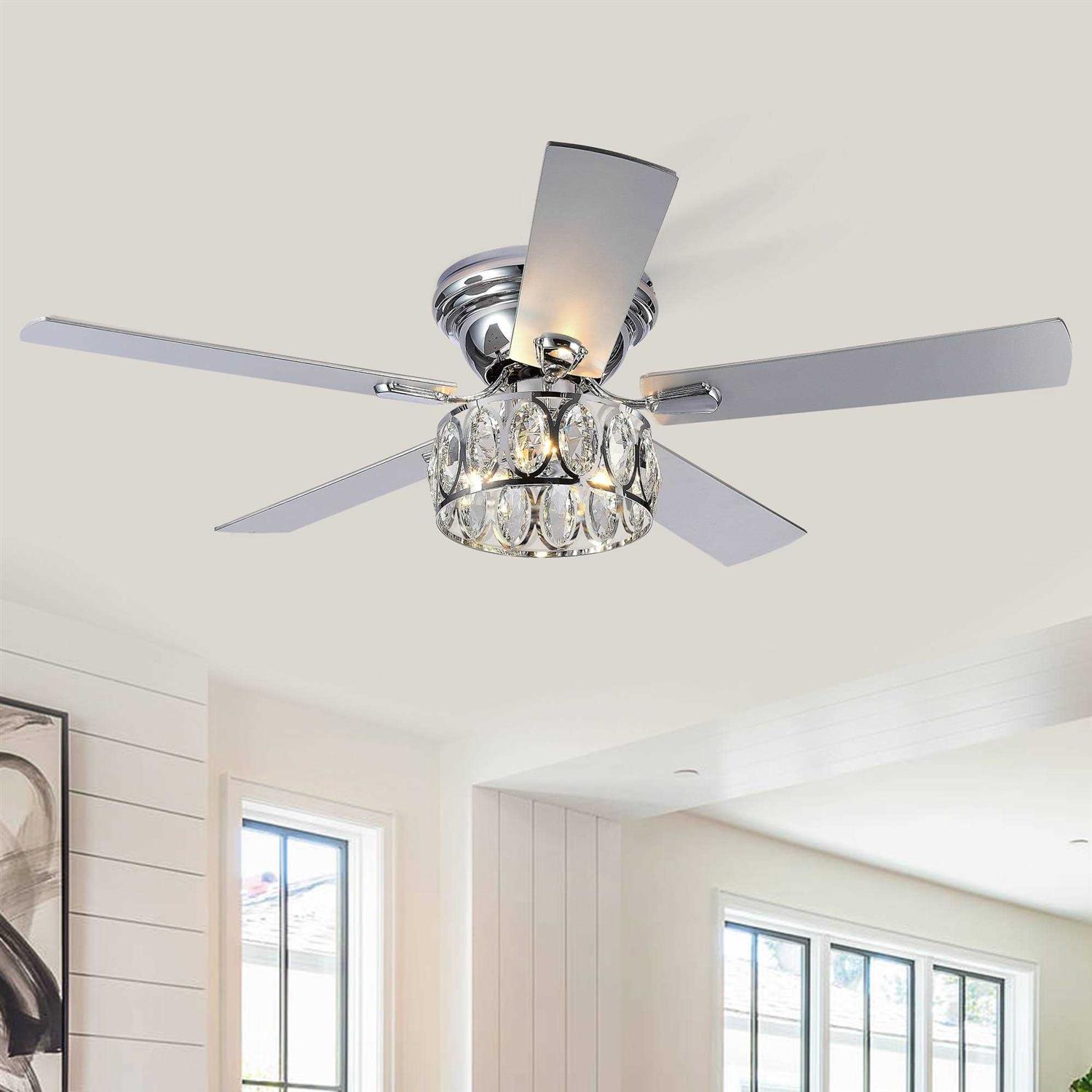5-Blade Ceiling Fan with Light Kit and Remote