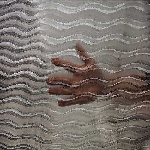Adwatia Shower Curtain 3d Ripple Bathroom Curtain Liner 72&” 72