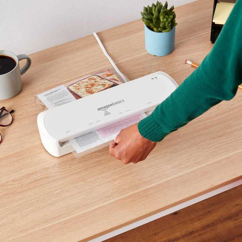 Amazon Basics 9-inch Thermal Laminator Machine