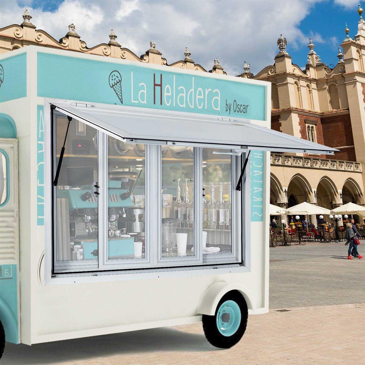 VEVOR Concession Stand Serving Window Food Truck Service Awning SCFWCKYCB