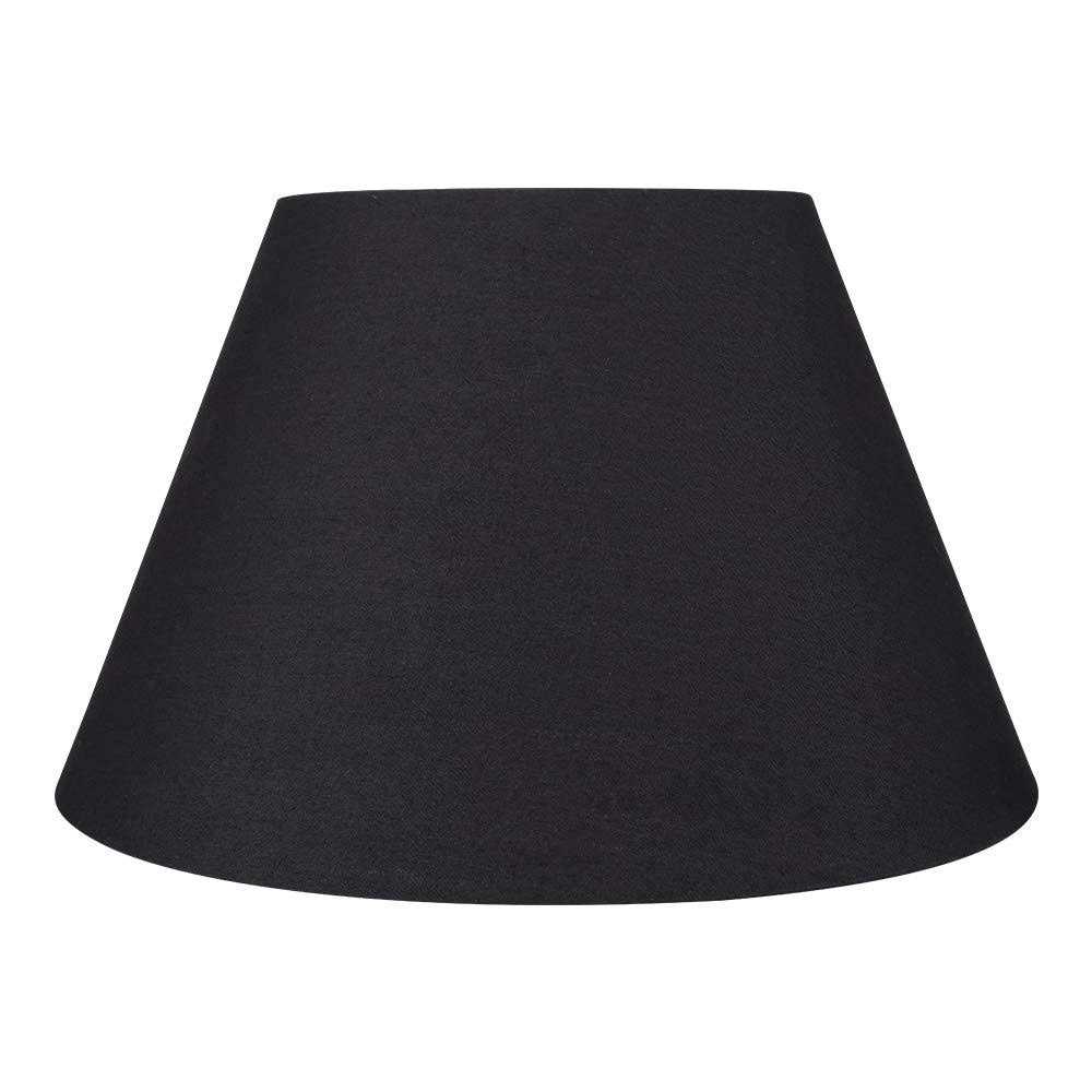 ALUCSET Medium Lamp Shade, Barrel Fabric Lampshade for Table Lamp and Floor Light