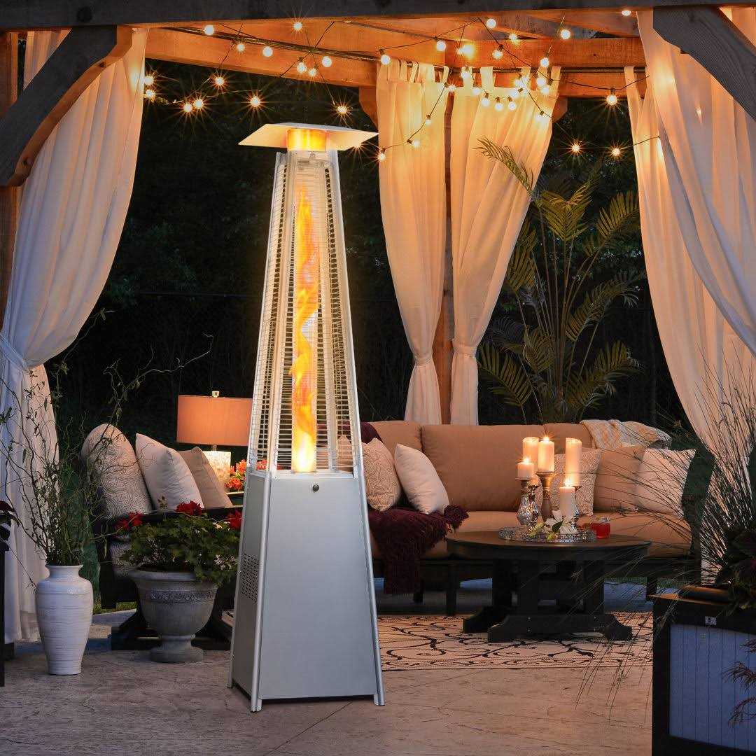 48,000 BTU Propane Standing Patio Heater Lausaint Home