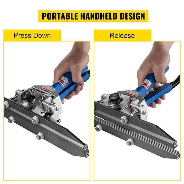 VEVOR Black Hand Held Heat Crimp Sealer 16 in. Portable Food Vacuum Sealer 500-Watt with Temperature Control for Mylar Bag FKJFKR-400QSFKJ01V1