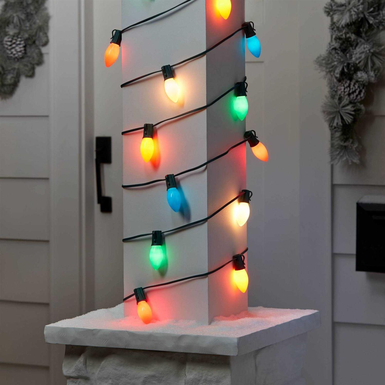 Wondershop 20ct Incandescent C9 Christmas String Lights Green Wire