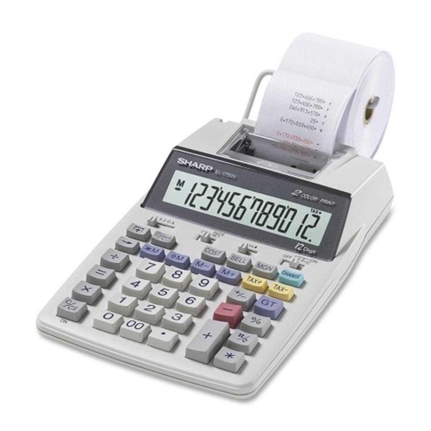 Sharp 12 Digit Printing Calculator