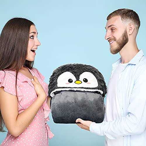 Wearable Hooded Blanket For Adults Super Soft Warm Cozy Plush