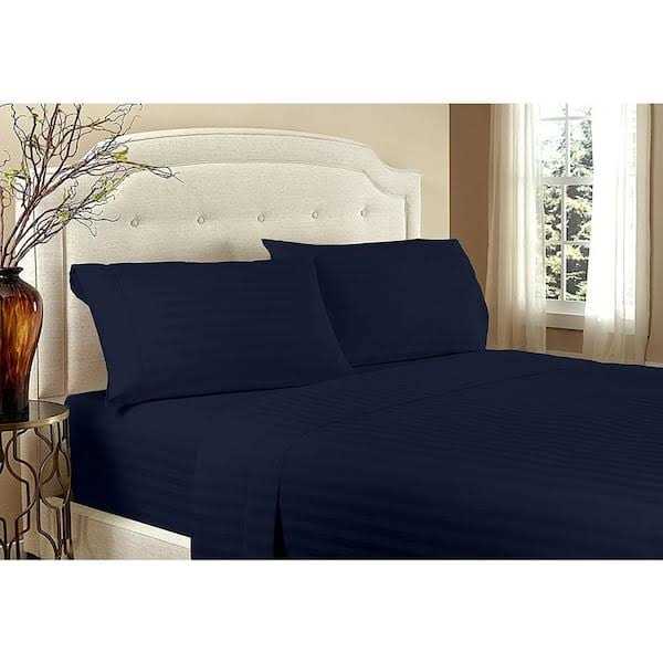 600 Thread Count Stripe Sheet Set Single