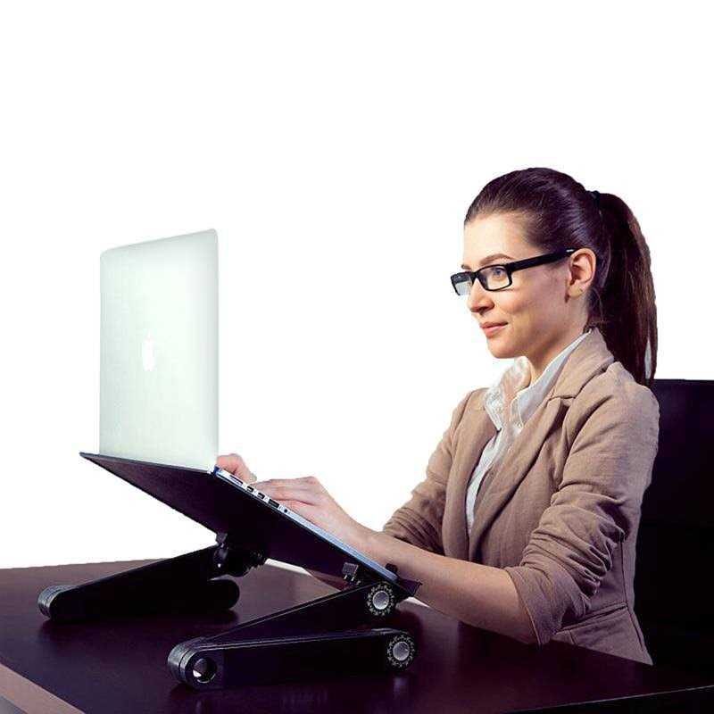 Uncaged Ergonomics WorkEZ Professional Laptop Stand WEPB