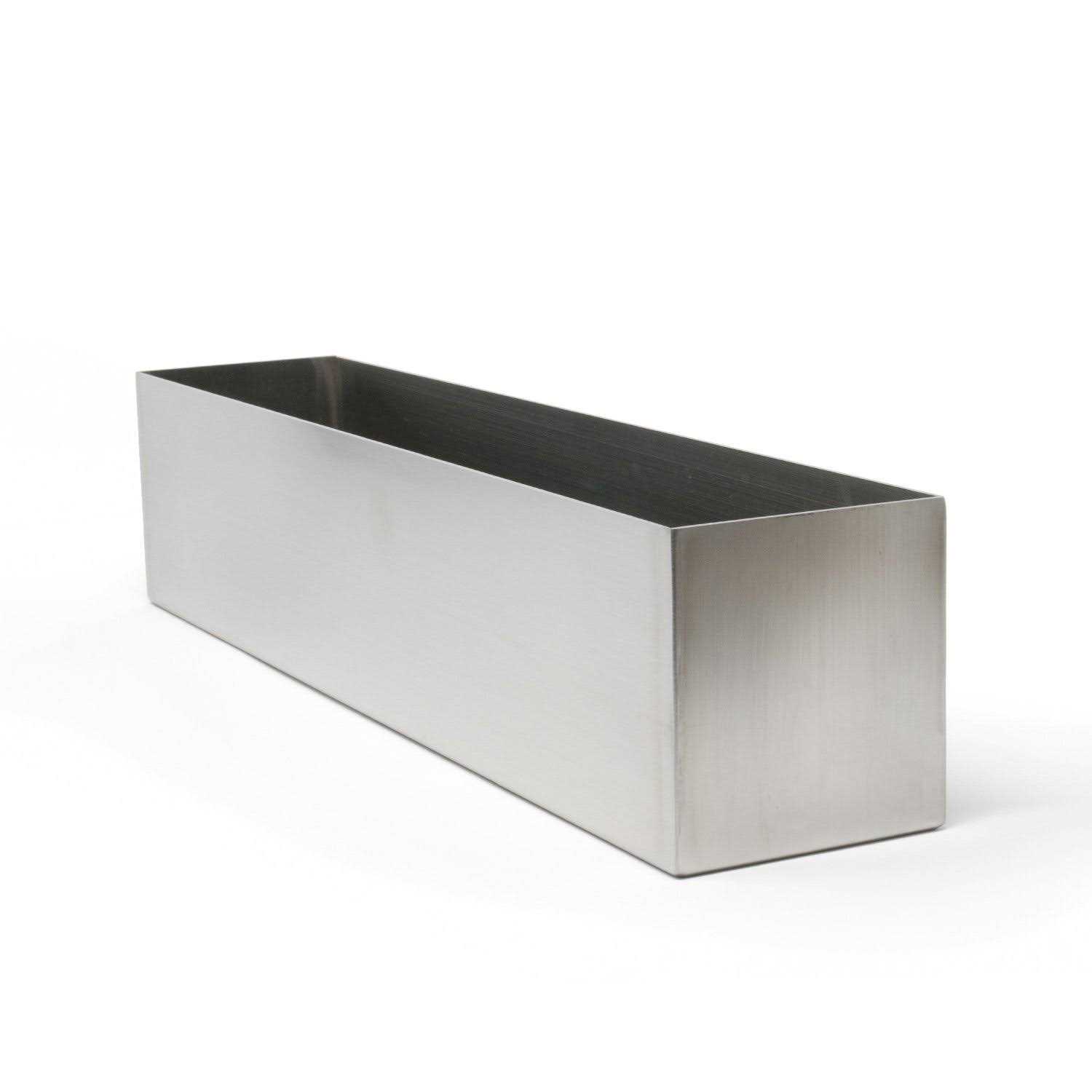 Buhbo Modern Steel Trough Rectangle Planter