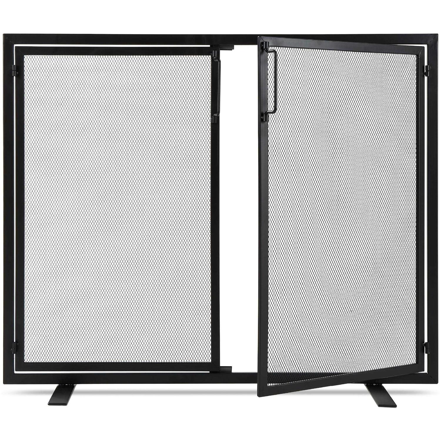 Best Choice Products 38.5x31in 2-Door Fireplace Screen
