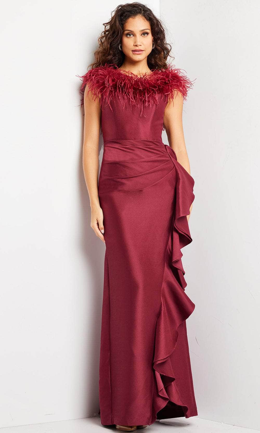 Draped Sheath Evening Dress