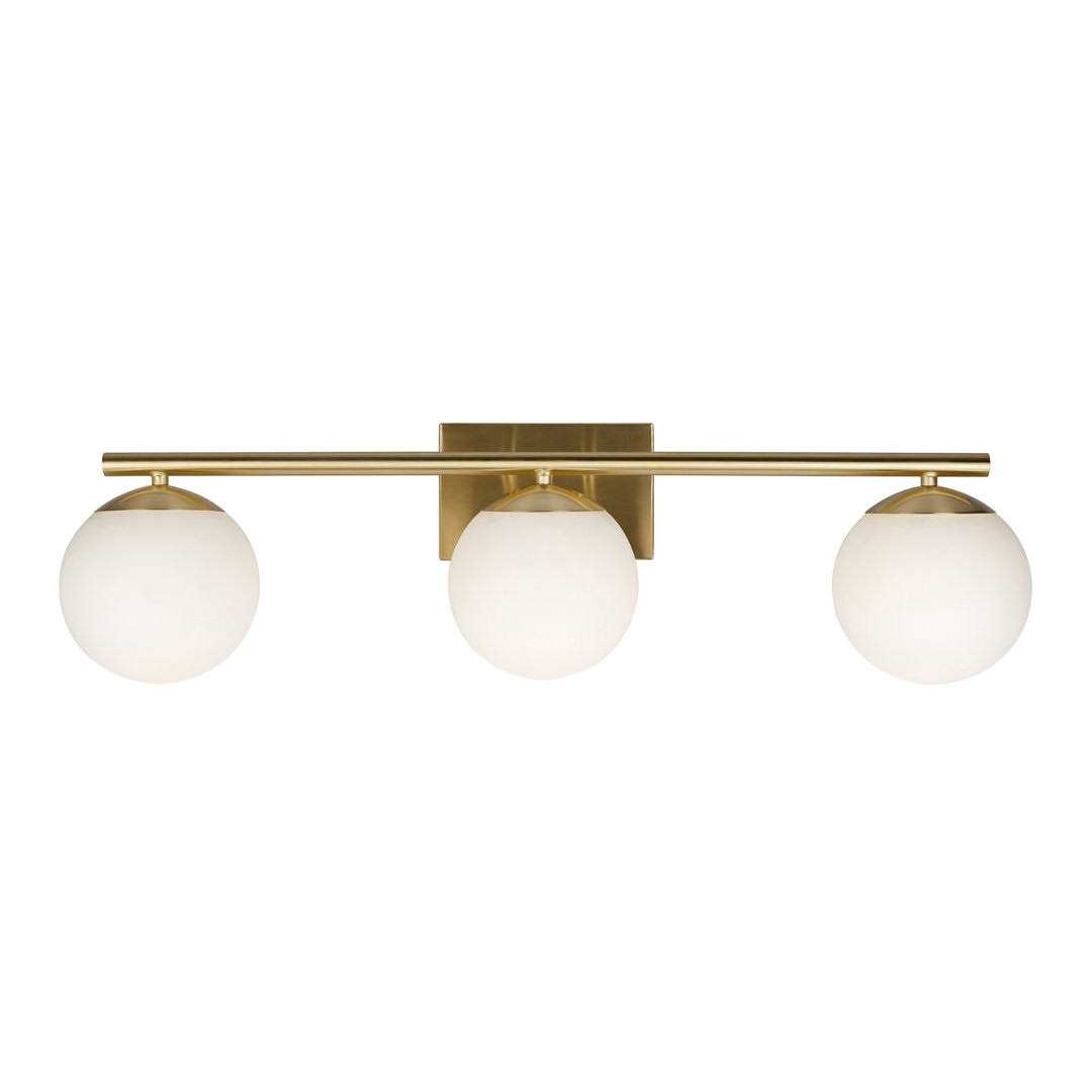 Bradwell 3-Light Dimmable Gold Bath Bar Willa Arlo Interiors