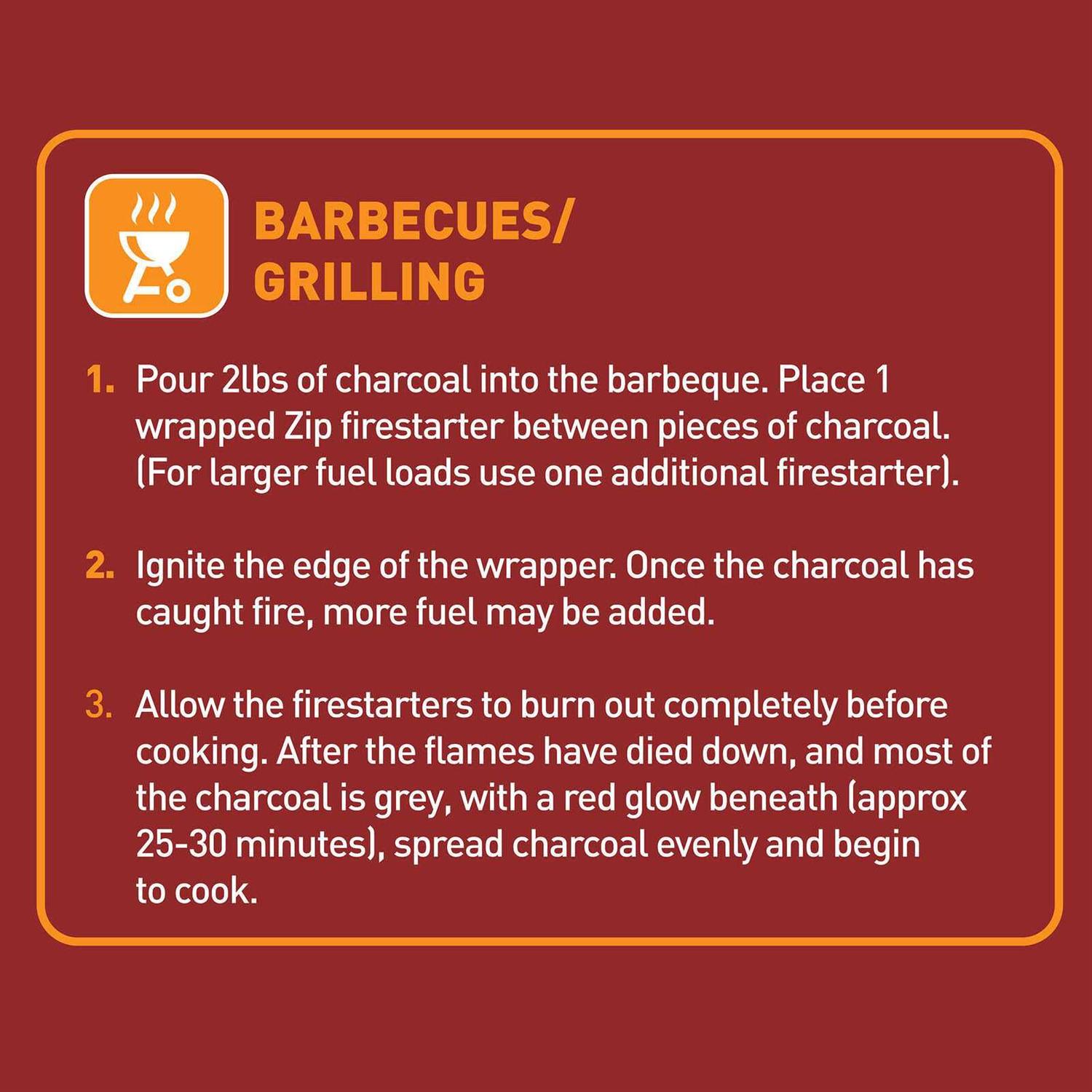 Zip Premium All Purpose Wrapped Fire Starters