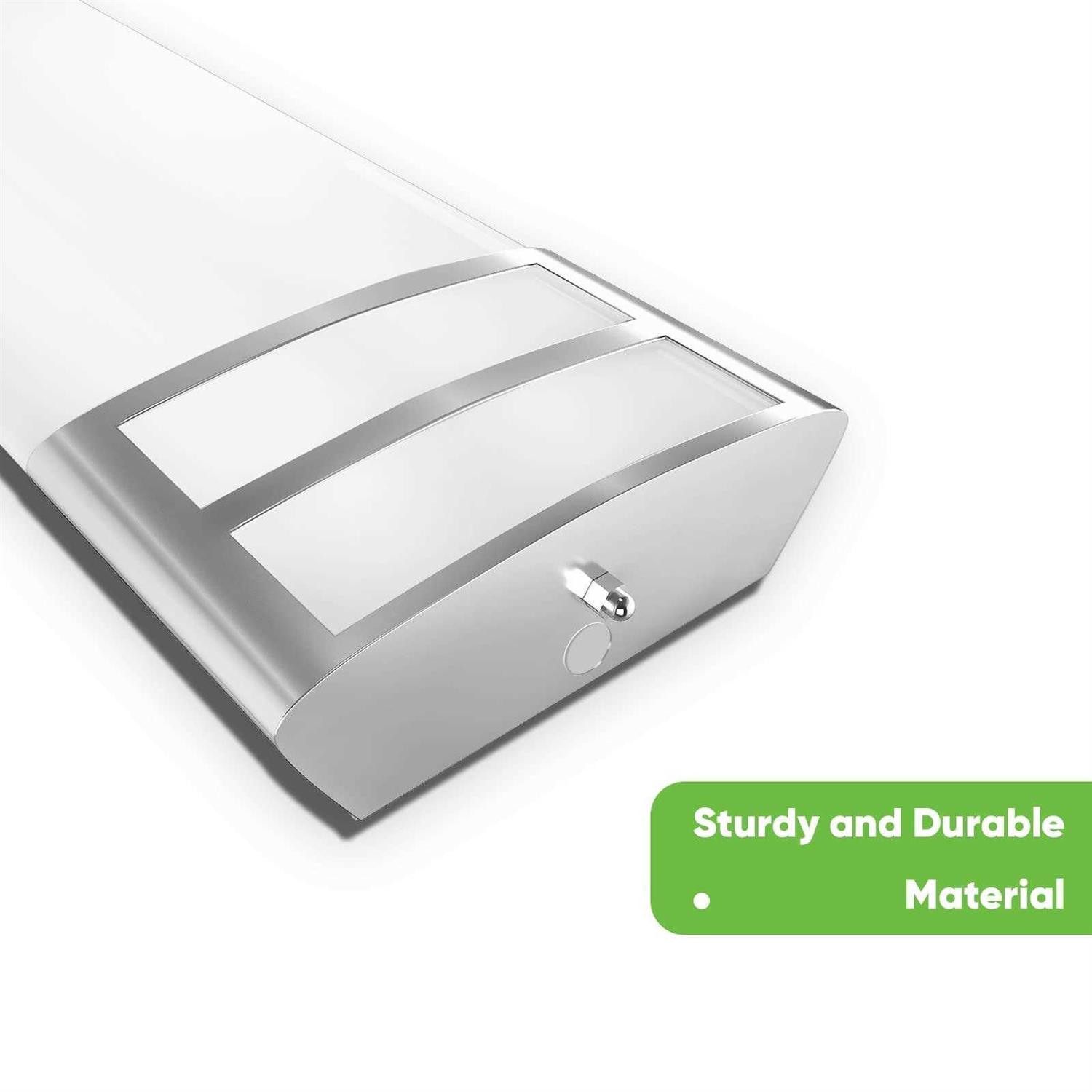 Antlux 4FT LED Flush Mount Puff Lights 40W 4500lm Linear Light