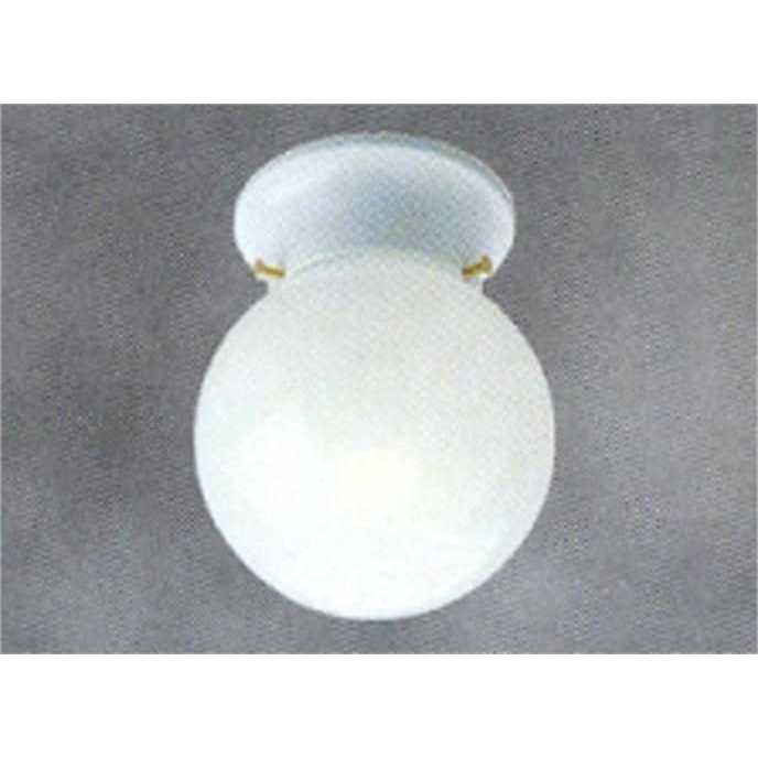Westinghouse Glass Ball Shade, White, 6 D
