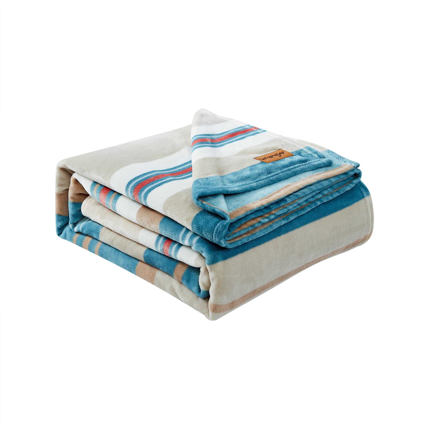 Wrangler Ultra Soft Plush Fleece Blanket