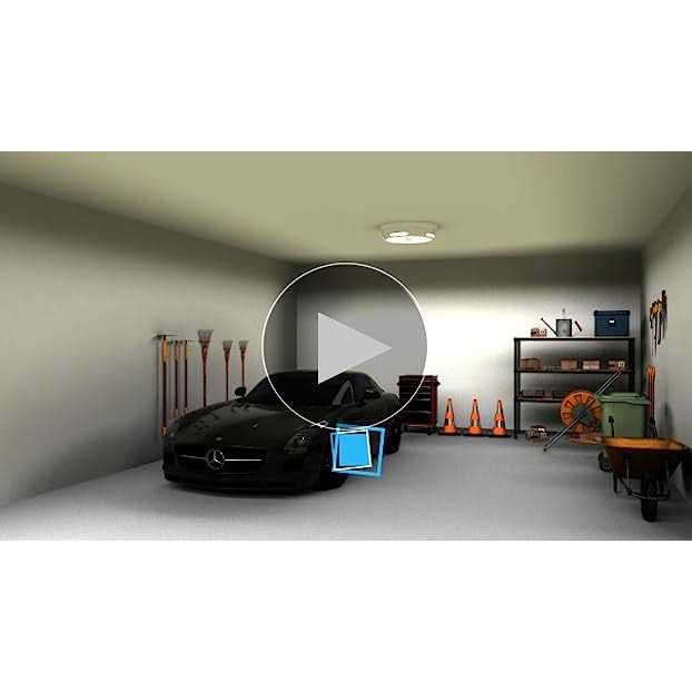 Bell+howell Bionic Ceiling Light Compact Size Wireless Motion Sensor Modern Battery Powered Ceiling Light