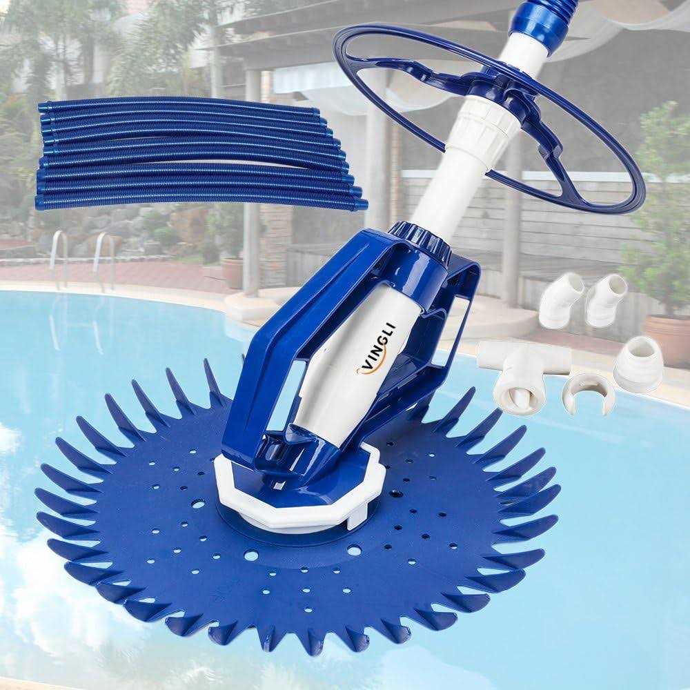 Vingli Pool Vacuum Above Ground Indoor Outdoor Automatic Swimming Pool Cleaner Sweep Crawler Sweeper