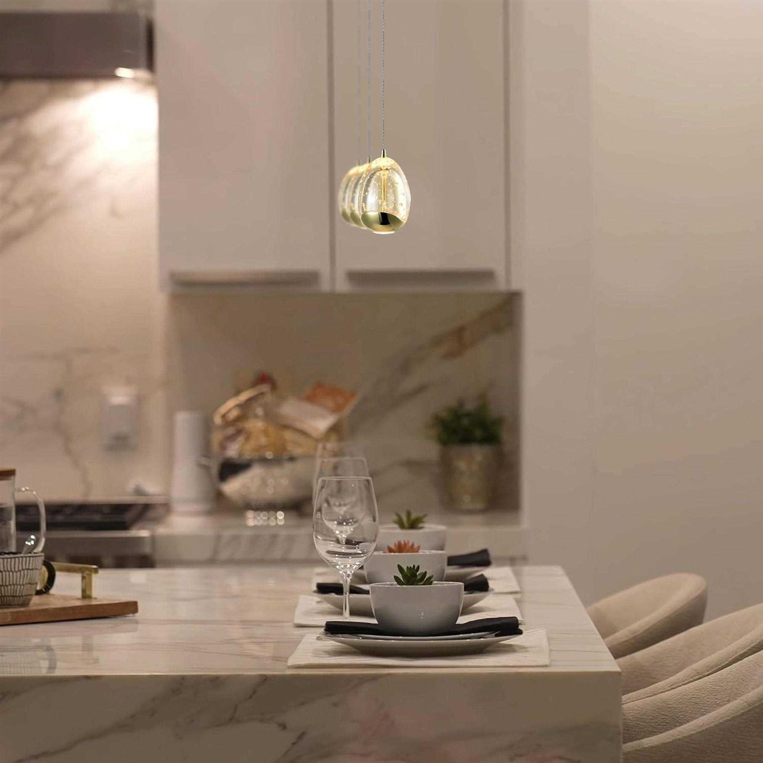 VONN Lighting Venezia 3.5 ETL Certified Integrated LED Pendant Lighting Fixture VAP2201GL