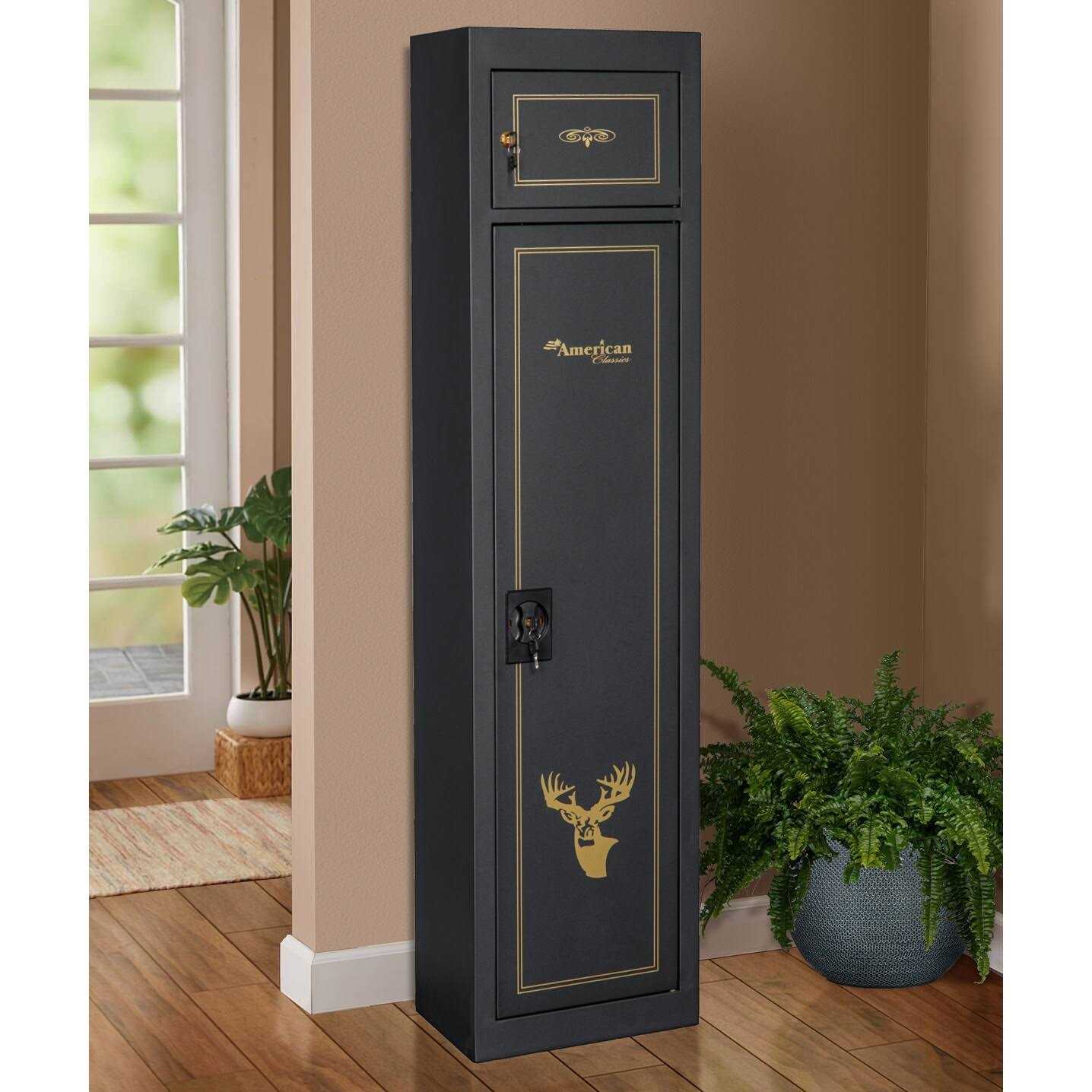 American Furniture Classics 5 Gun Metal Security Cabinet