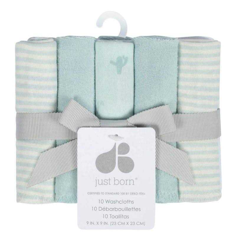 Baby Just Born 10-Pack Washcloths