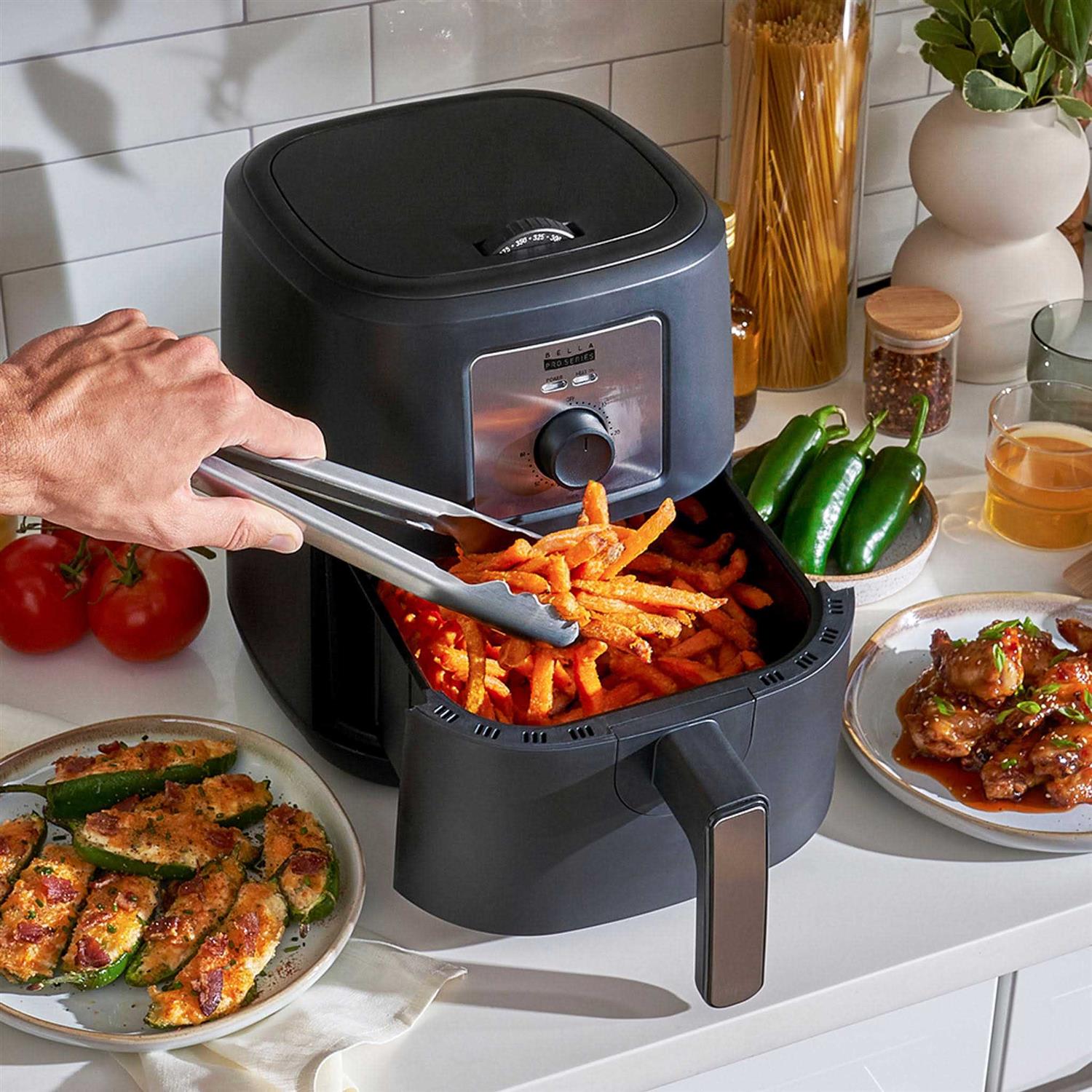 Bella Pro Series 4.2-qt. Manual Air Fryer