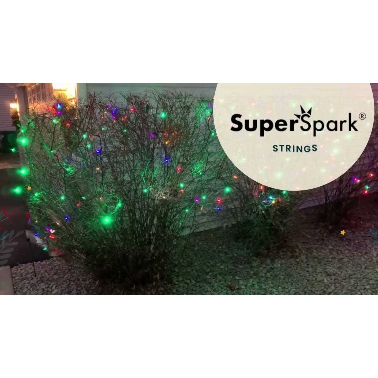 5mm LED Strobe Lights SuperSpark Cool White Strobe Light String