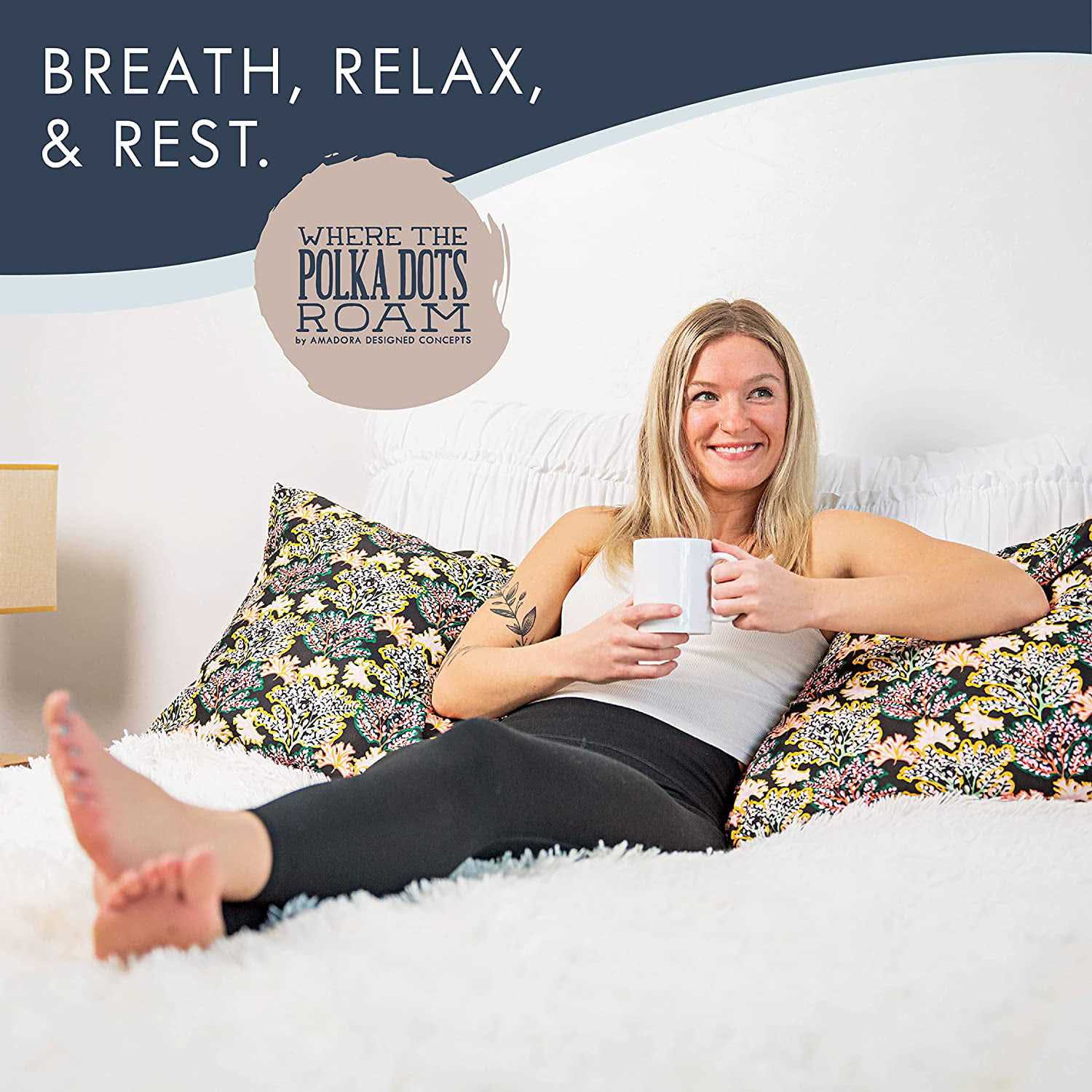 Where The Polka Dots Roam Colorful Tie Dye Bedding Set, Queen Sheets for Girls, Kids, Teens and Adults, Wrinkle Resistant, Super Soft Bed Sheets.