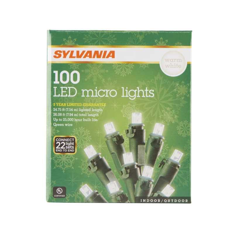 Sylvania 100 Ct LED Micro Lights