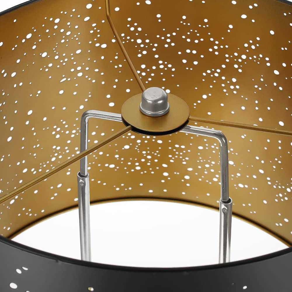 8 9 10 11 12 inch Lamp Shade Harp Holder, ALUCSET Adjustable Lamp Harp Kit, Fit Both Standard Lamp Rod and E14 E26 E27 Light Base UNO Fitter Adapter