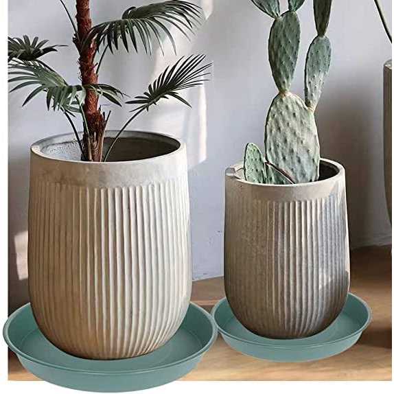 Bleuhome 3 Pack Plant Saucer Depth Tray