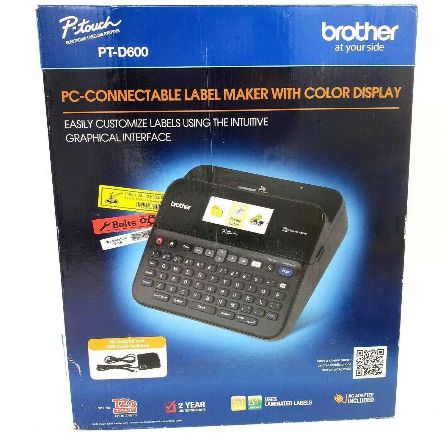 Brother P-Touch PT-D600 PC-Connectable Label Maker