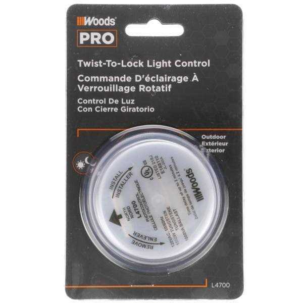Woods Twist-Lock Photocell Sensor