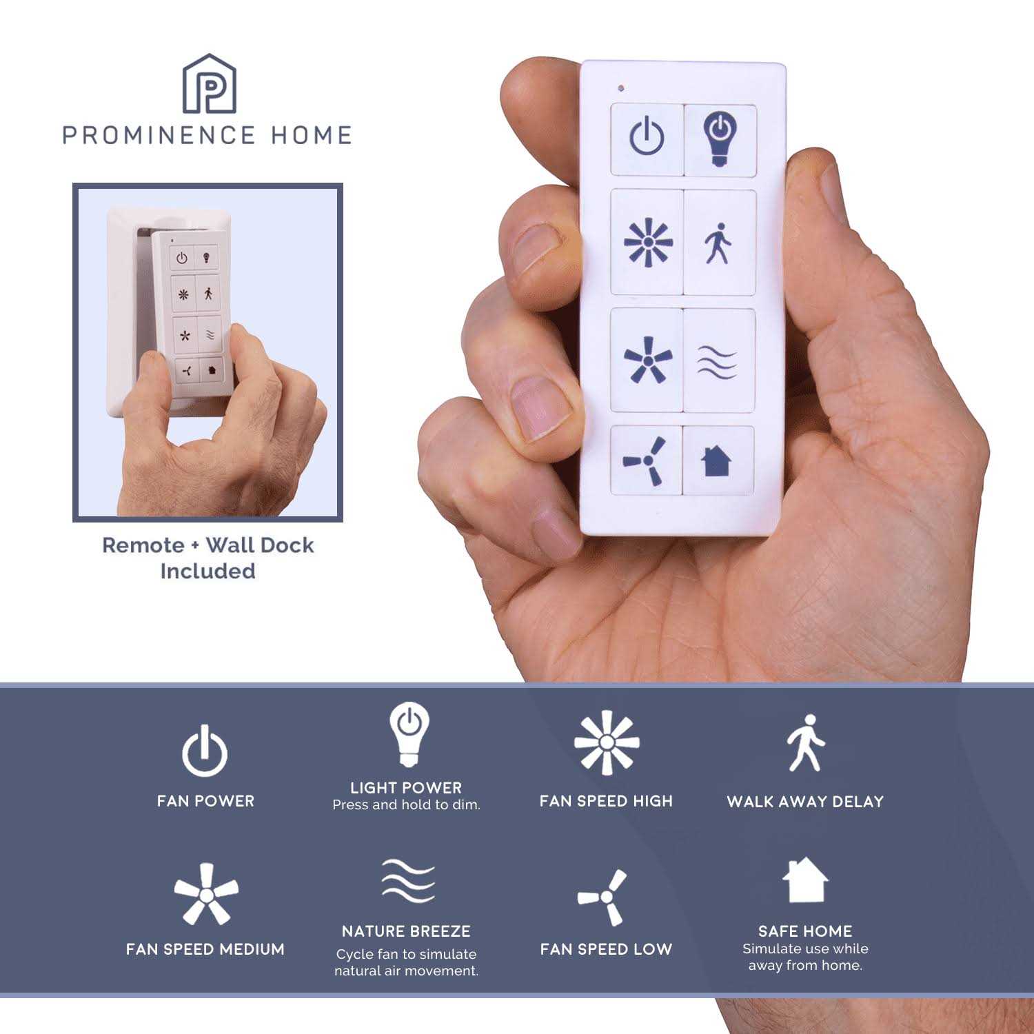 52 Prominence Home Octavia Industrial Ceiling Fan with Remote