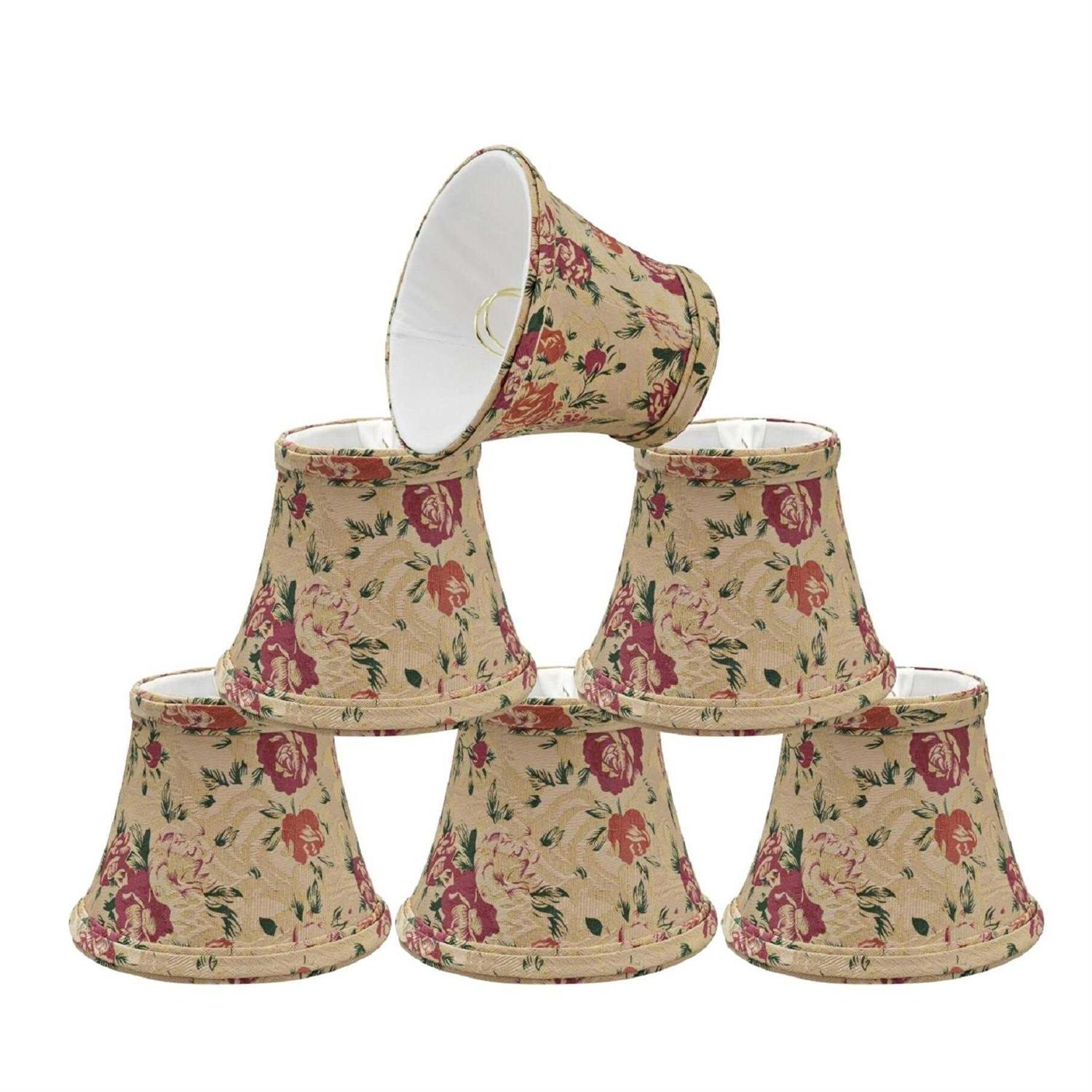 Aspen Creative Bell Chandelier Clip-On Lamp Shade