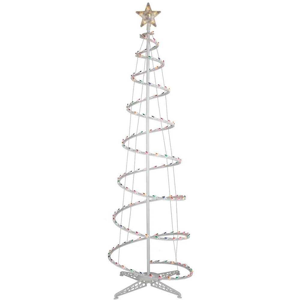Wondershop 6′ Incandescent Spiral Tree Christmas Novelty Sculpture Light