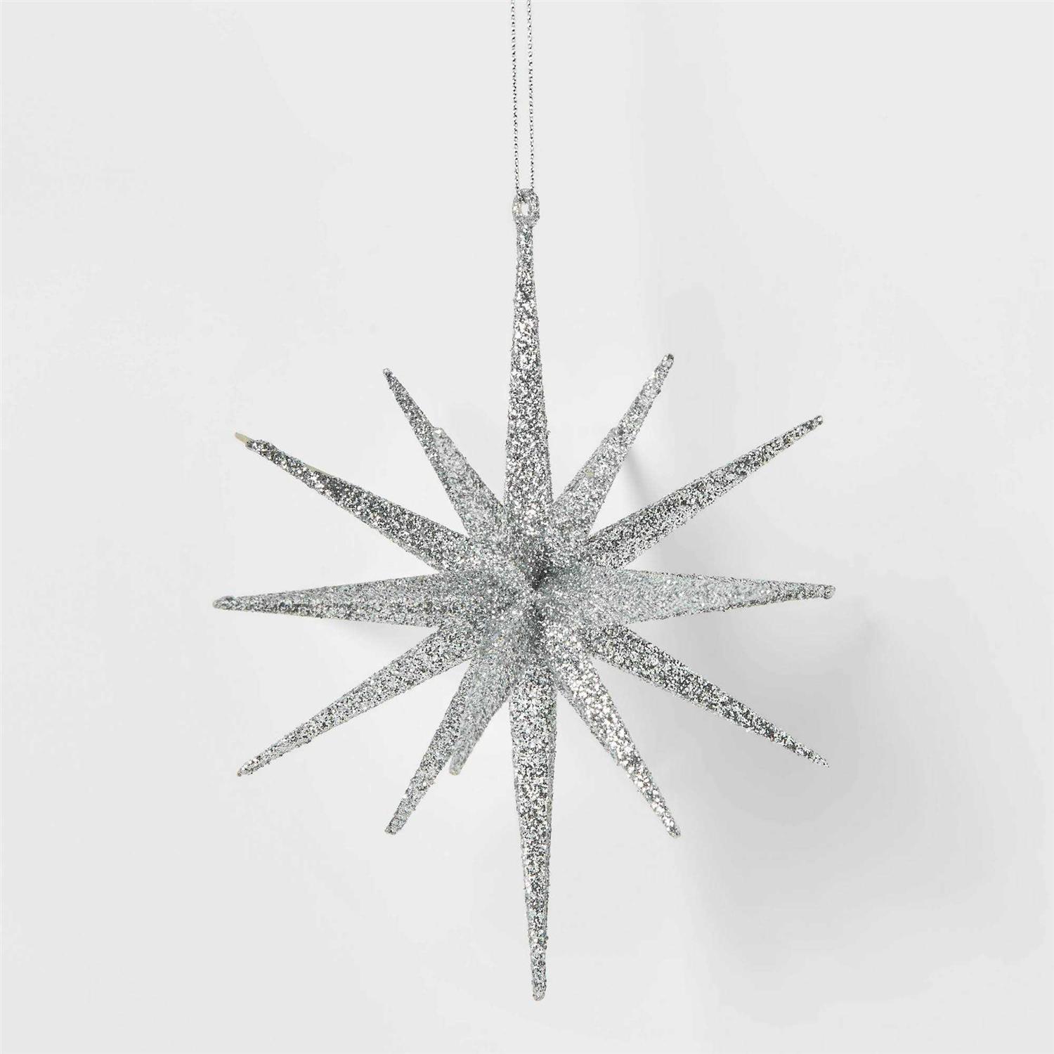 Wondershop 5.8in Plastic Spike Starburst Christmas Tree Ornament