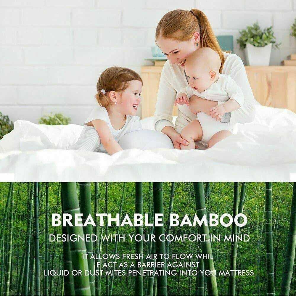 Bamboo Mattress Protector with Zipper