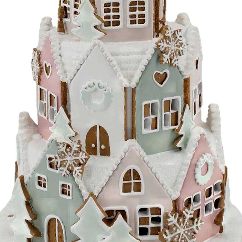 At Home 8.7 Mrs. Claus Bakery Gingerbread House Small